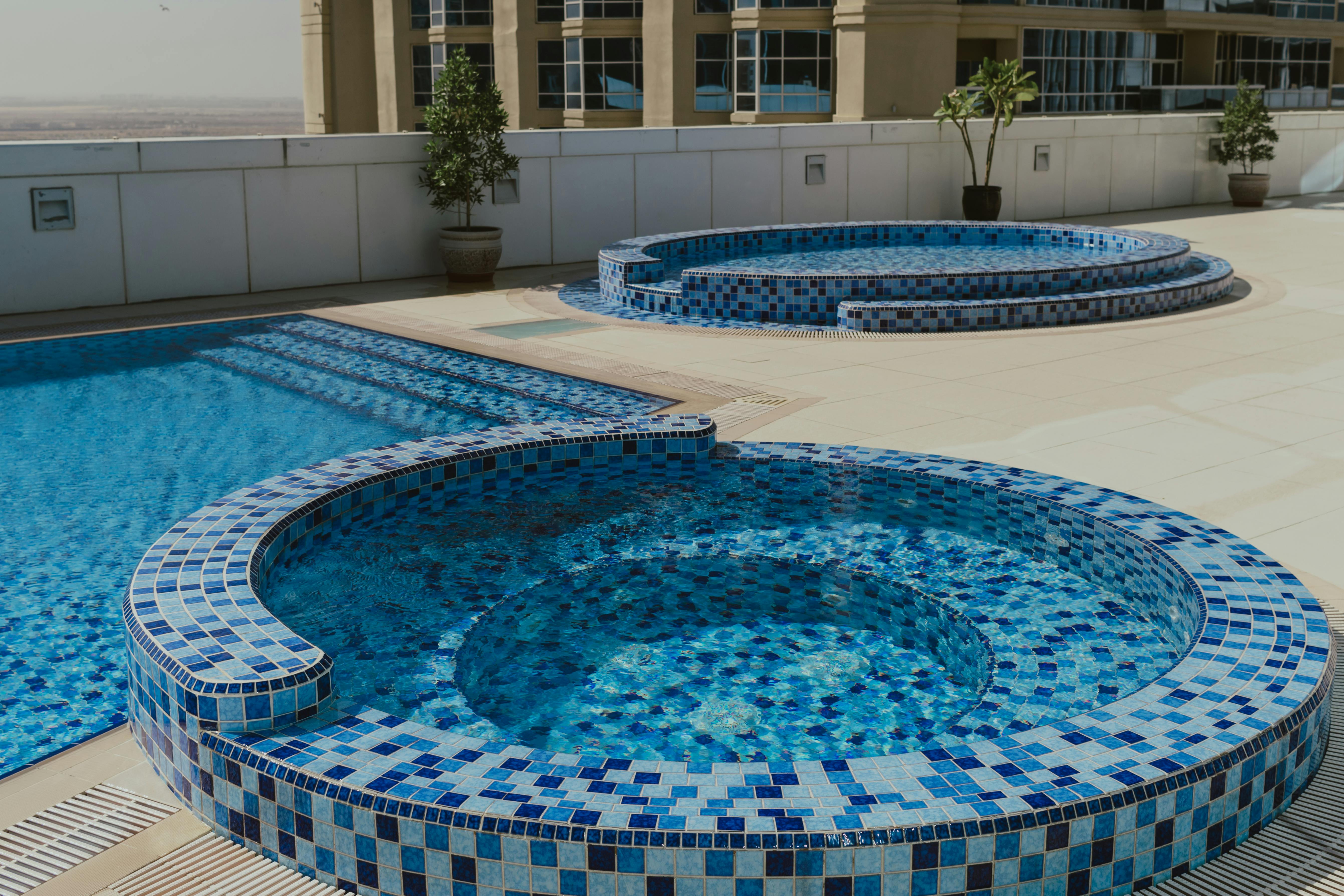 Beautiful garden fountain